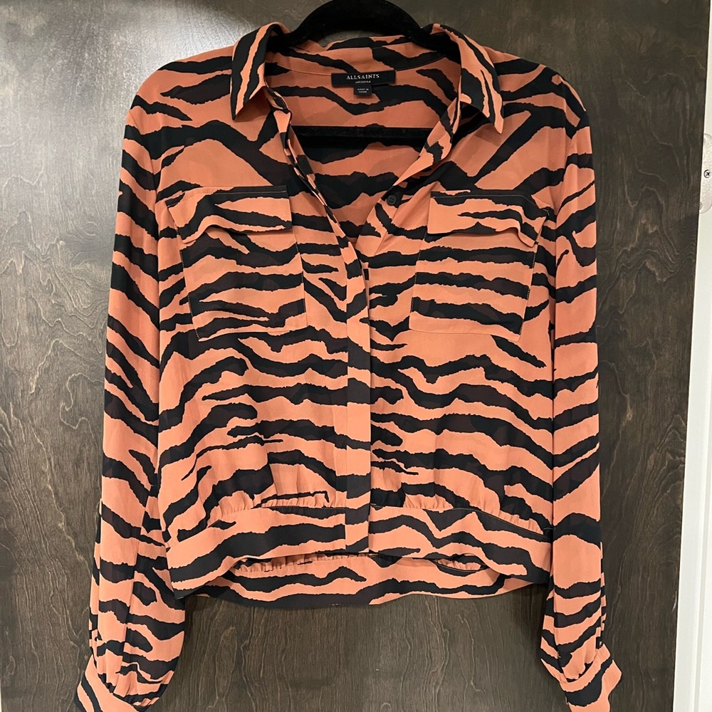 Like new All saints Adeliza Shirt